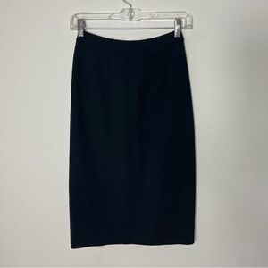 Giorgio Armani Italian Made Black Knit Pencil Skirt Stretch 776